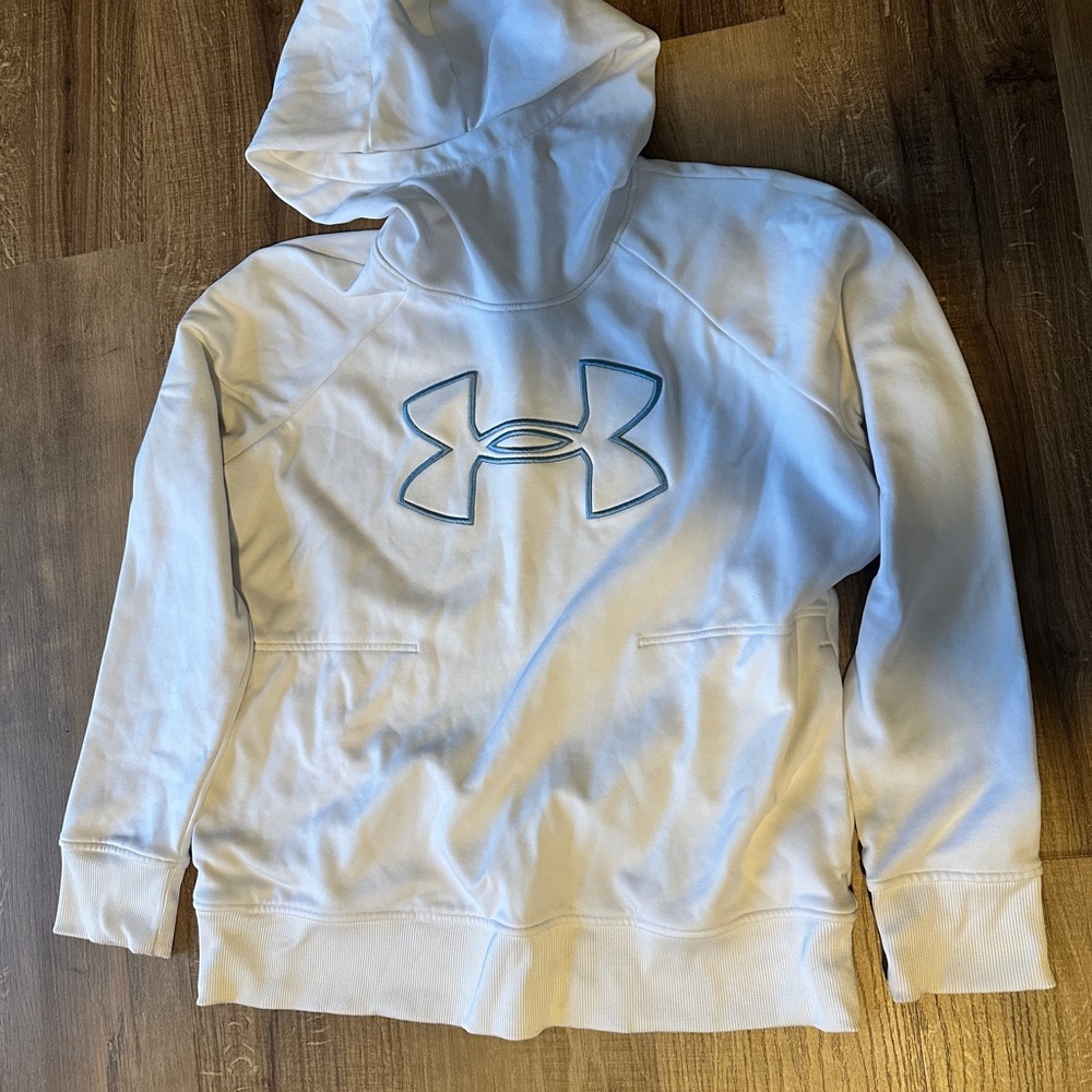 Under Armour White Hoodie Women’s Large
